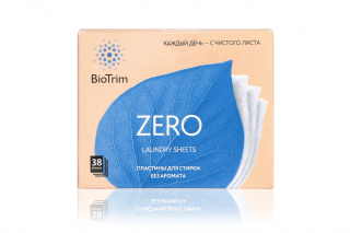 BioTrim Laundry Sheets ZERO, 38 pcs.