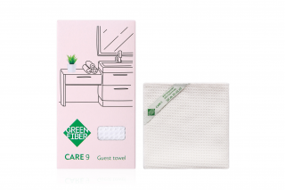 Green Fiber CARE 9 Guest towel waffle, milky