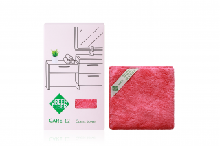 Green Fiber CARE 12 Guest towel, coral