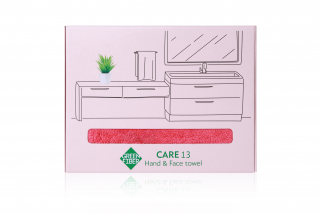 Green Fiber CARE 13 Hand & Face towel, coral