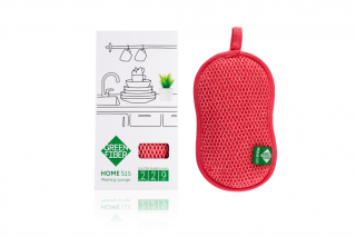 Green Fiber HOME S15, washing sponge Dish washing sponge coral