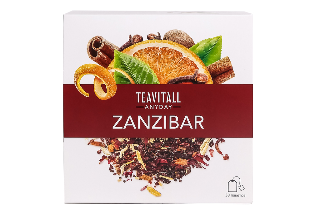 TeaVitall AnyDay Zanzibar tea, 38 tea bags :: TeaVitall :: Products ...