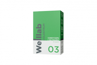 Welllab Colostrum Cordyceps + Silymarin, 30 capsules