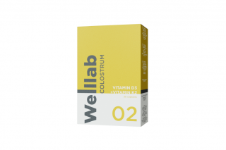 WELLLAB Colostrum Vitamin D3 + K2, 30 capsules