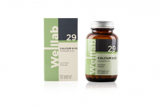 Welllab Calcium & K2