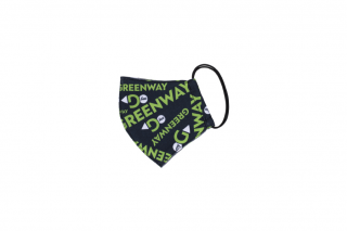 Greenway pattern Reusable Cloth Face Mask, size M